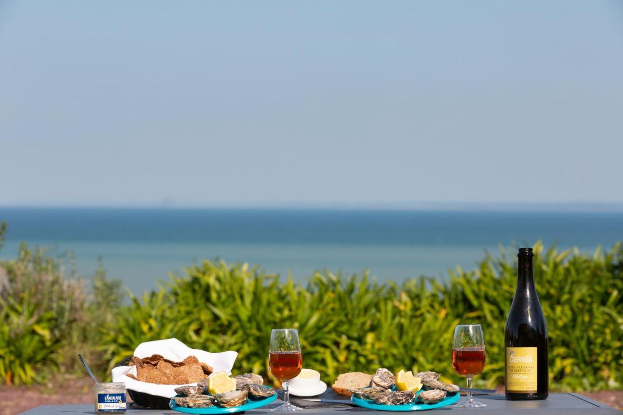 La Metairie-Du-Vauhariot - Vue Mer Et Mont Saint Michel - Piscine Chauffee - Acces Gr34 Канкал Екстериор снимка