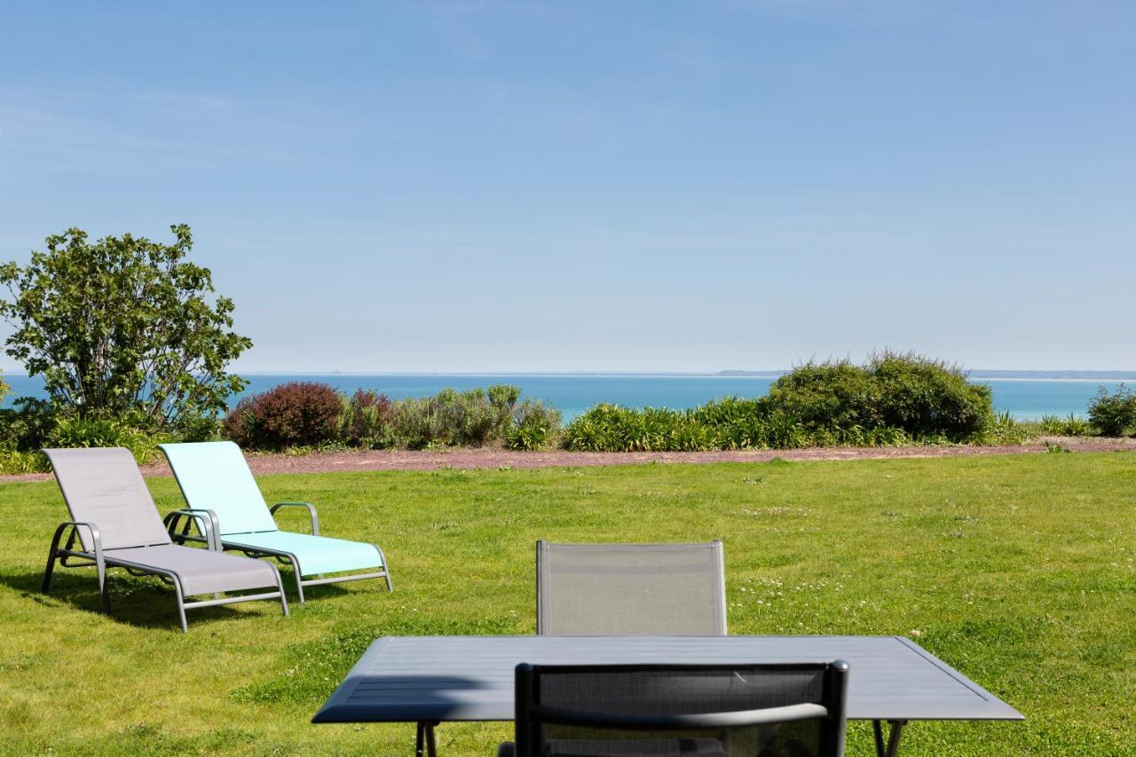 La Metairie-Du-Vauhariot - Vue Mer Et Mont Saint Michel - Piscine Chauffee - Acces Gr34 Канкал Екстериор снимка