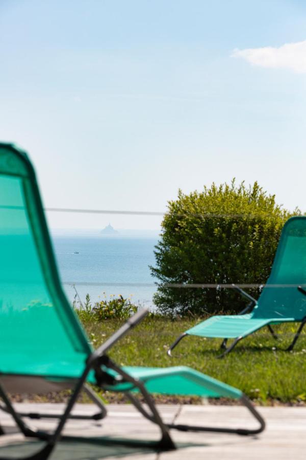 La Metairie-Du-Vauhariot - Vue Mer Et Mont Saint Michel - Piscine Chauffee - Acces Gr34 Канкал Екстериор снимка